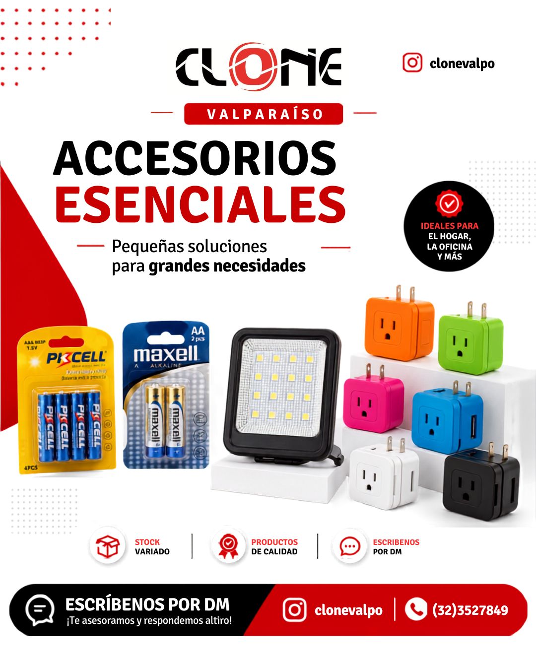 Pieza para redes sobre accesorios esenciales